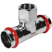 Тройник-переходник-ВР ROMMER 28х3/4 из нержавеющей стали прессовой