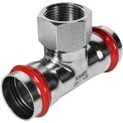 Тройник-переходник-ВР ROMMER 35х1 из нержавеющей стали прессовой