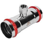 Тройник-переходник-ВР ROMMER 54х1/2 из нержавеющей стали прессовой