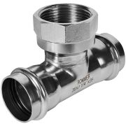 Тройник-переходник-ВР ROMMER 35х1 1/4 из нержавеющей стали прессовой