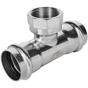 Тройник-переходник-ВР ROMMER 42х1 1/4 из нержавеющей стали прессовой