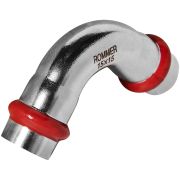 Угольник ROMMER 90°-ВПр, 15, из нержавеющей стали прессовой