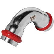 Угольник ROMMER 90°-ВПр, 22, из нержавеющей стали прессовой