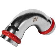 Угольник ROMMER 90°-ВПр, 35, из нержавеющей стали прессовой