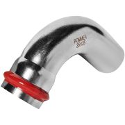 Угольник ROMMER однораструбный 90°-НПр, 35, из нержавеющей стали прессовой