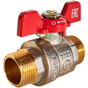 Кран шаровой ROMMER НР/НР, ручка бабочка 3/4