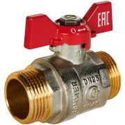 Кран шаровой ROMMER НР/НР, ручка бабочка 1