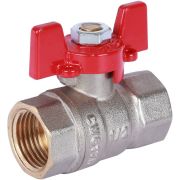 Кран шаровой ROMMER 1/2 ВН/ВН, ручка бабочка