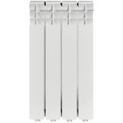 Радиатор алюминиевый ROMMER Optima 500 4 секций боковое подключение (RAL9016)