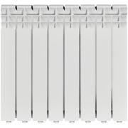 Радиатор алюминиевый ROMMER Optima 500 8 секций боковое подключение (RAL9016)