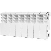 Радиатор алюминиевый ROMMER Plus 200 8 секций боковое подключение (RAL9016)