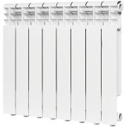 Радиатор алюминиевый ROMMER Profi 500 8 секции (AL500-80-80-100) (RAL9016)