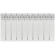 Радиатор алюминиевый ROMMER Profi 350 10 секций (AL350-80-80-080) боковое подключение (RAL9016)
