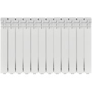Радиатор алюминиевый ROMMER Optima 500 12 секций боковое подключение (RAL9016)