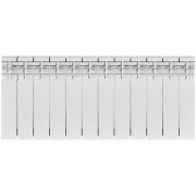 Радиатор алюминиевый ROMMER Profi 350 12 секций (AL350-80-80-080) боковое подключение (RAL9016)