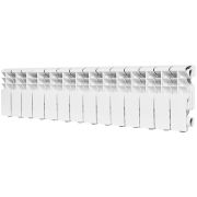 Радиатор алюминиевый ROMMER Plus 200 14 секций боковое подключение (RAL9016)