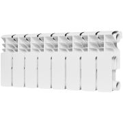 Радиатор биметаллический ROMMER Plus BM 200 8 секций боковое подключение (RAL9016)