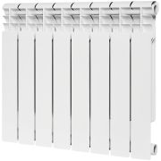 Радиатор биметаллический ROMMER Profi BM 500 8 секции боковое подключение (BI500-80-80-150) (RAL9016)