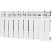 Радиатор биметаллический ROMMER Profi BM 350 10 секций боковое подключение (BI350-80-80-130) (RAL9016)
