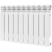 Радиатор биметаллический ROMMER Profi BM 500 10 секции боковое подключение (BI500-80-80-150) (RAL9016)