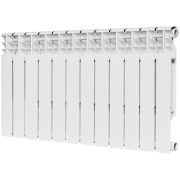 Радиатор биметаллический ROMMER Plus BM 500 12 секций боковое подключение (RAL9016)