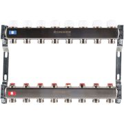 Коллектор из нержавеющей стали без расходомеров ROMMER 8 выходов