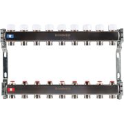 Коллектор из нержавеющей стали без расходомеров ROMMER 9 выходов