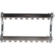 Коллектор из нержавеющей стали ROMMER для радиаторной разводки 9 выходов