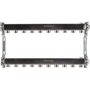 Коллектор из нержавеющей стали ROMMER для радиаторной разводки 10 выходов