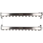 Коллектор из нержавеющей стали ROMMER для радиаторной разводки 12 выходов