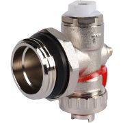 Регулируемый концевой фитинг ROMMER с дренажным вентилем, ручной воздухоотводчик 1