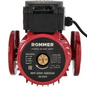 Насос циркуляционный фланцевый ROMMER PRF трехскоростной 32-60F 220V