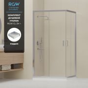 Комплект: Угол RGW CL-34 + поддон RGW STYLE