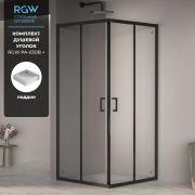 Комплект: Угол RGW PA-030B + поддон RGW STYLE