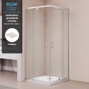 Комплект: Угол RGW PA-038 + поддон RGW CR