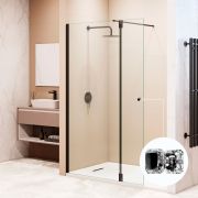 Душевая перегородка RGW WA-054B (WA-010B + Z-072B) 800