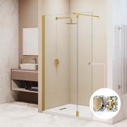 Душевая перегородка RGW WA-054Gb (WA-010Gb + Z-072Gb) 1300