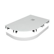 Душевой поддон асимметричный RGW ST/AR-W Белый (Комплект) 900x1200