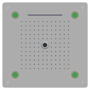 Верхний многофункциональный душ RGW SP-73