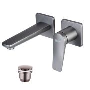 Смеситель Lemark Bronx LM3736GM для раковины, встраиваемый