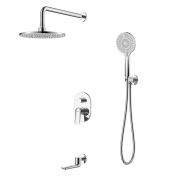 Смеситель Lemark Verba LM11422C для ванны и душа, встраиваемый