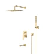 Смеситель Lemark Ursus LM7222BG для ванны и душа встраиваемый