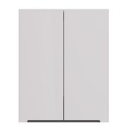 Шкаф Lemark BUNO 60 см подвесной, 2-х дверный, цвет корпуса, фасада: Белый глянец