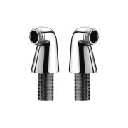 Комплект переходников Lemark LM8556CR для установки настенного смесителя на борт ванны 2 шт., хром