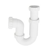 Сифон U-образный гладкостенный Lemark для измельчителя пищевых отходов под мойку