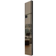 Дизайн-конвектор STOUT LUNA 225x1200 прав 0.7 кВт шнур RAL9005 Mirror bronze BI