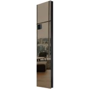 Дизайн-конвектор STOUT LUNA 300x1200 прав 0.7 кВт шнур RAL9005 Mirror bronze BI