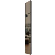 Дизайн-конвектор STOUT LUNA 225x1600 прав 1.1 кВт шнур RAL9005 Mirror bronze BI