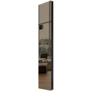 Дизайн-конвектор STOUT LUNA 300x1400 прав 1.8 кВт шнур RAL9005 Mirror bronze BI