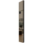 Дизайн-конвектор STOUT LUNA 300x1800 прав 1.25 кВт шнур RAL9005 Mirror bronze BI